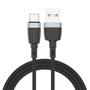 Imagem de Cabo USB-A x USB-C 3A QC 3.0 Nylon 2m Uslion