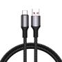 Imagem de Cabo USB-A x USB-C 3A QC 3.0 Retro Series Nylon 2m Rocoren