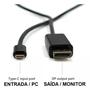 Imagem de Cabo USB-C 3.1 Type-c para DisplayPort 2k-4k 120Hz HDR
