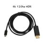 Imagem de Cabo USB-C 3.1 Type-c para DisplayPort 2k-4k 120Hz HDR