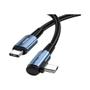 Imagem de Cabo USB-C 90 Graus com Carregamento Rápido 100W para iPad e Macbook Pro