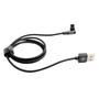 Imagem de Cabo USB-C 90 Graus em Nylon Preto