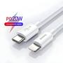 Imagem de Cabo USB-C Baseus PD 20W para iPhone - Carregamento Rápido (SE, 11, 12, 13, 14, X, Xs, 8)