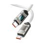 Imagem de Cabo USB-C com PD 100W e Display LED - Carregamento Rápido para iPhone 15, Xiaomi 12/13 e Poco/Realme
