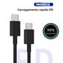 Imagem de Cabo USB-C Duplo de Carregamento Rápido 45W 5A (2m) - Samsung S22/S23/S24/Note20/A53/A54/A55