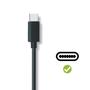 Imagem de Cabo USB C p/ Tipo C carregador turbo blindado reforçado 3A 2 metros Comesp