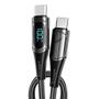 Imagem de Cabo USB-C para USB-C 100W 5A - Carregamento Rápido 2M - Compatível com Macbook, Xiaomi, Samsung e Essager