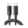 Imagem de Cabo USB-C para USB-C 100W - Carregamento Rápido PD para Xiaomi Mi11 e Samsung