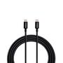 Imagem de Cabo USB-C para USB-C 1,2m PVC Preto EUCC 12PP - Intelbras