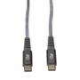 Imagem de Cabo USB-C para USB-C em Nylon 2M Trançado Chumbo - I2GO PRO