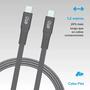 Imagem de Cabo Usb-c Para Usb-c I2go 1,2 Metros I2gcbl653 3a Cinza