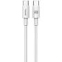 Imagem de Cabo USB-C para USB-C Yookie CB33 PD 60W (2 Metros) - Branco