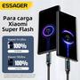 Imagem de Cabo USB-C PD 120W com Display Digital - Carregamento Super Rápido para Xiaomi Redmi POCO