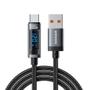 Imagem de Cabo USB-C PD 120W com Display Digital - Carregamento Super Rápido para Xiaomi Redmi POCO