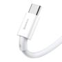 Imagem de Cabo USB-C Turbo Baseus Superior Series 66W 2m Branco