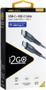 Imagem de Cabo USB-C + USB-C I2GO 2m 3A Nylon Trancado Chumbo - I2GO PRO