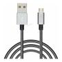 Imagem de Cabo Usb Carregador Dados Metalico Resistente Android V8 Nf