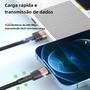 Imagem de Cabo USB de Carregamento Rápido 2.4A para iPhone - Compatível com Diversos Modelos