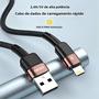Imagem de Cabo USB de Carregamento Rápido 24A para iPhone - Compatível com 11 a 16