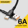 Imagem de Cabo USB de Carregamento Rápido 24A para iPhone - Compatível com 11 a 16