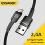 Imagem de Cabo USB de Carregamento Rápido 24A para iPhone - Compatível com 11 a 16