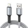 Imagem de Cabo USB de Carregamento Rápido (2m/3m) para iPhone - Compatível com 14, 13, 12, 11, Xr, 6s, 7, 8 Plus