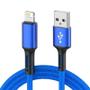 Imagem de Cabo USB de Carregamento Rápido (2m/3m) para iPhone - Compatível com 14, 13, 12, 11, Xr, 6s, 7, 8 Plus