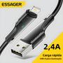 Imagem de Cabo USB Essager de Carregamento Rápido para iPhone - Compatível com 13, 12, 11, Pro Max, XR, XS, 8, 7, 6s e 5