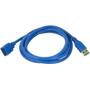Imagem de Cabo USB Extensor 2M 3.0 Azul Microfins