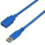 Imagem de Cabo USB Extensor 5M 3.0 Azul