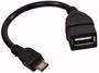 Imagem de Cabo usb femea x v8 macho otg