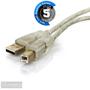 Imagem de Cabo Usb Impressora - 10 Metros - Kit 5