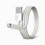 Imagem de Cabo USB Lightning Branco 1 metro compativel IOS