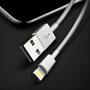 Imagem de Cabo USB Lightning Branco 1 metro compativel IOS