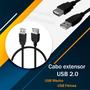 Imagem de Cabo USB Macho+USB Femea  1,5 MT - IT-BLUE