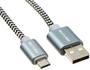 Imagem de Cabo Usb / Micro Usb 1,5 Metros Nylon Multilaser - Wi341
