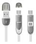 Imagem de Cabo Usb / Micro Usb Com Adaptador Tipo-c Multilaser - Wi351