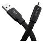 Imagem de Cabo usb - micro usb compativel com android 1m nylon elsys preto