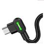 Imagem de Cabo Usb - Micro Usb (V8) 90 Led Nylon - Mcdodo (1,8M)