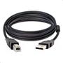 Imagem de Cabo Usb Para Impressora 2 Metros Universal Padrão 2.0 Com Filtro