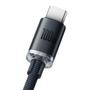 Imagem de Cabo USB para USB C Baseus Crystal Shine Series 100W 1.2m Preto