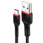 Imagem de Cabo USB Rápido Preto Compatível Com Samsung A11