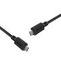 Imagem de Cabo USB Tipo C 3.1 Pcyes Power Delivery 100W 2M Preto