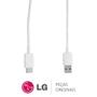 Imagem de Cabo USB Tipo C Branco 1 Metro Celular LG G5 SE, LG 360 CAM, LG V35 ThinQ, LG G6