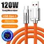 Imagem de Cabo USB Tipo C de Silicone Líquido - Carga Super Rápida 120W 6A (2m) - Compatível com Huawei, Samsung e Xiaomi
