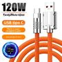 Imagem de Cabo USB Tipo C de Silicone Líquido - Carga Super Rápida 120W 6A (2m) - Compatível com Huawei, Samsung e Xiaomi