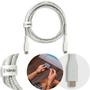 Imagem de Cabo Usb Tipo C Duplo Turbo 1,5M Handz Duo Cotton