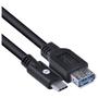 Imagem de Cabo USB Tipo C para Extensor USB a Femea V3.2 GEN1 5GBPS 2 Metros - C32UAF-2