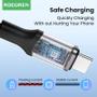 Imagem de Cabo USB Tipo C Rocoren Retro Series Fast Charge USB A para C 3A 1M - RCPBAT-RT0G