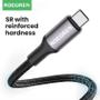 Imagem de Cabo USB Tipo C Rocoren Retro Series Fast Charge USB A para C 3A 1M - RCPBAT-RT0G